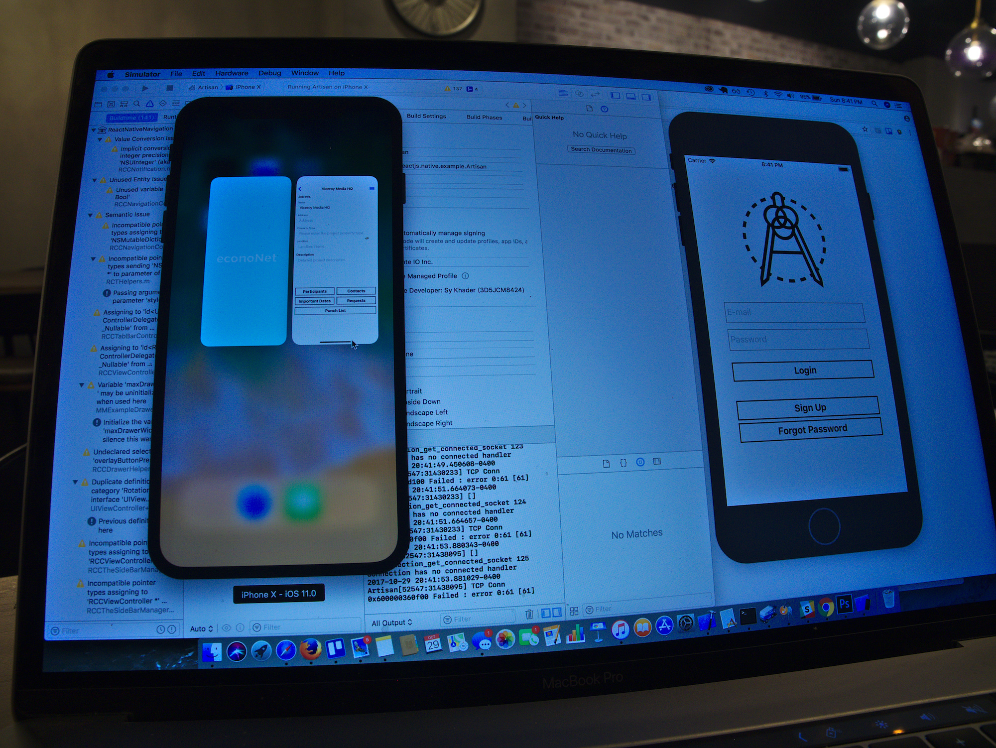 Artisan mobile app development.